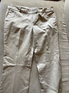 Banana Republic Straight-Leg Women's Pants in Light Cream